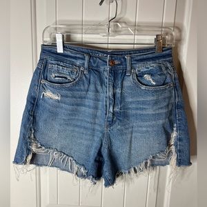 American Eagle Outfitters highest waist denim mom short size 6